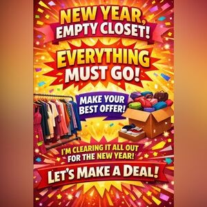 ✨ New Year Closet Clean-Out! ✨